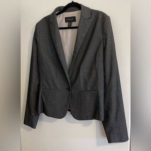 Ann Taylor Dark Gray Blazer Size 14